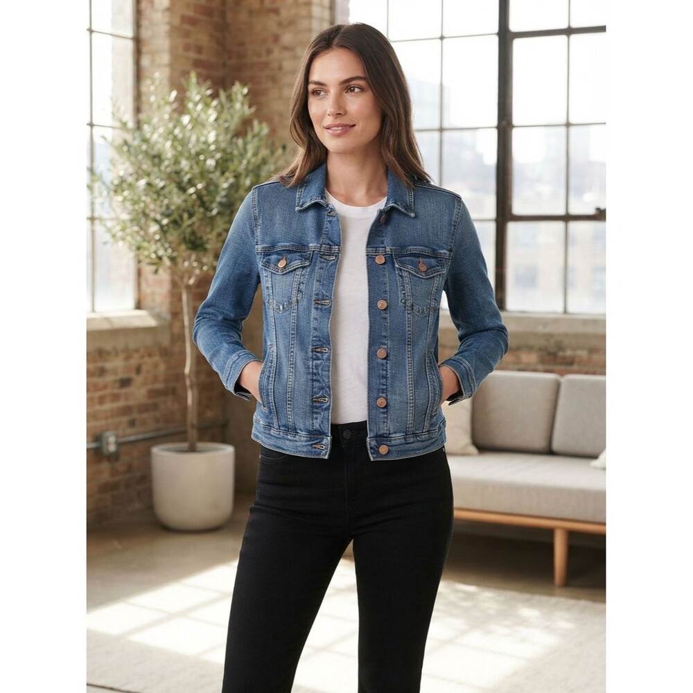 NWOT Old Navy Denim Jacket (Girls' Size Medium)